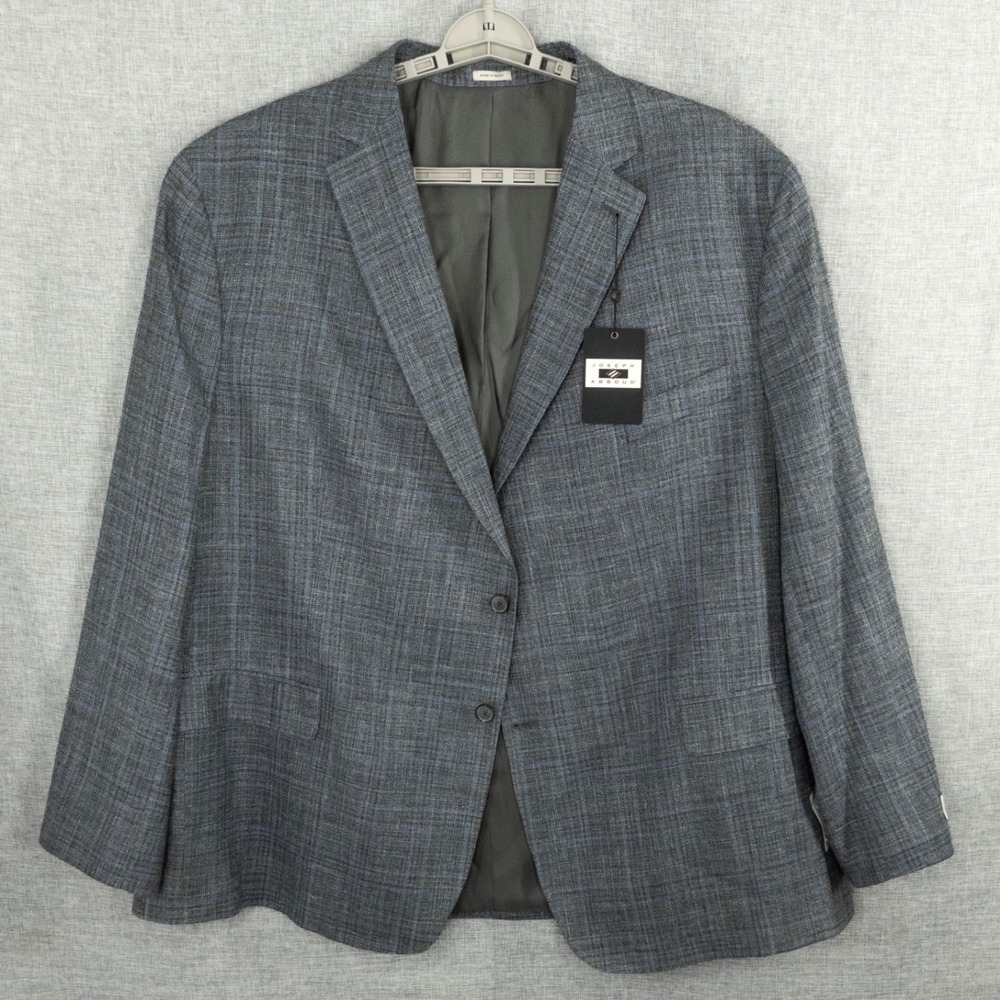 Joseph Abboud Heritage 56L Blazer Wool Silk Linen E. Thomas Italy NWT $429